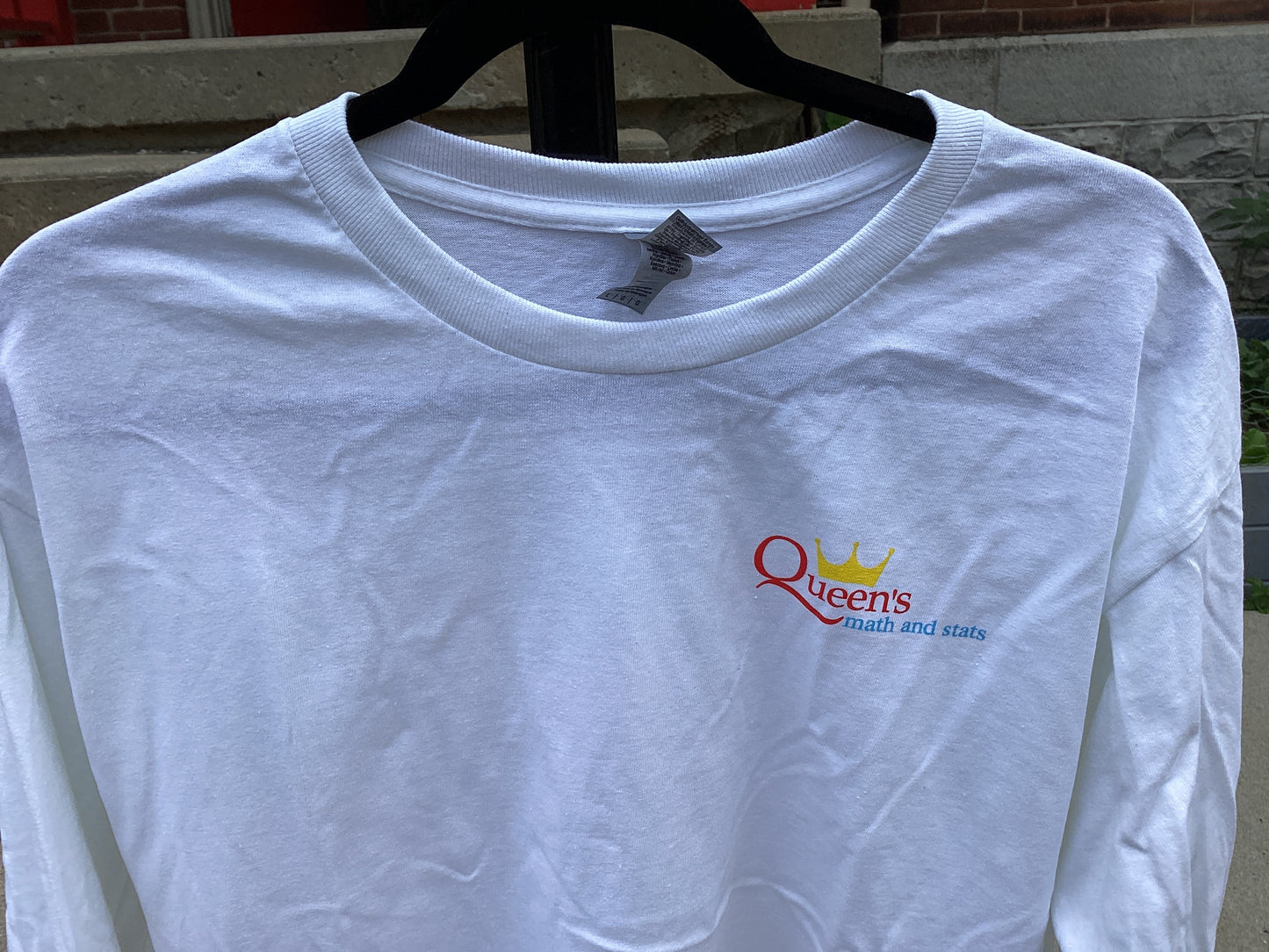 Math & Stats White Long Sleeve