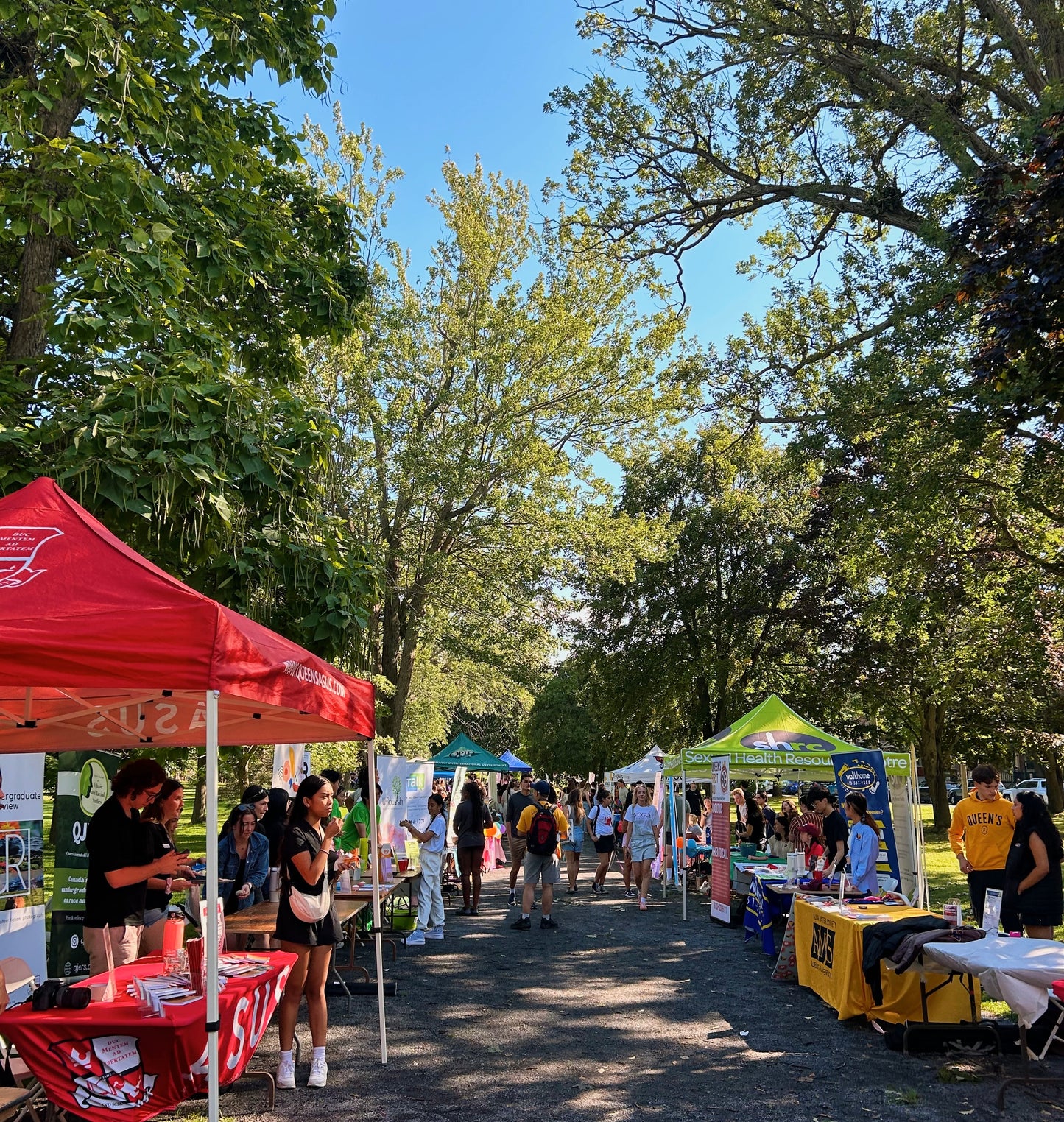 Queen's in the Park booth Registration