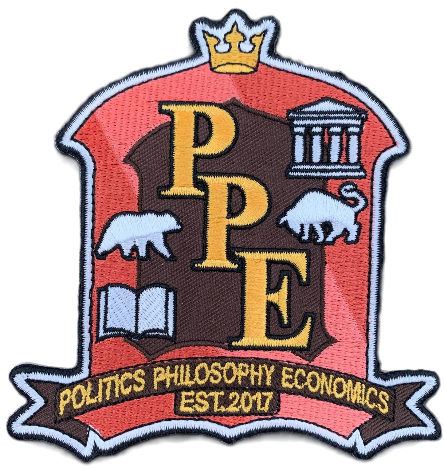 P.P.E. (Politics/Philosophy/Economics) Crest