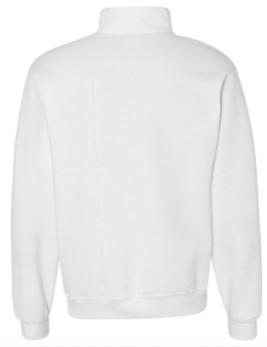 Biology White Quarter-Zip