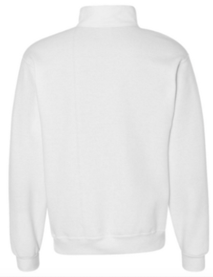 Biology White Quarter-Zip