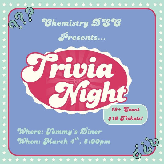 Chemistry DSC Trivia at Tommy's Diner