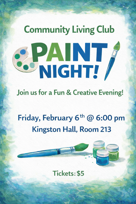 Community Living Club Paint Night